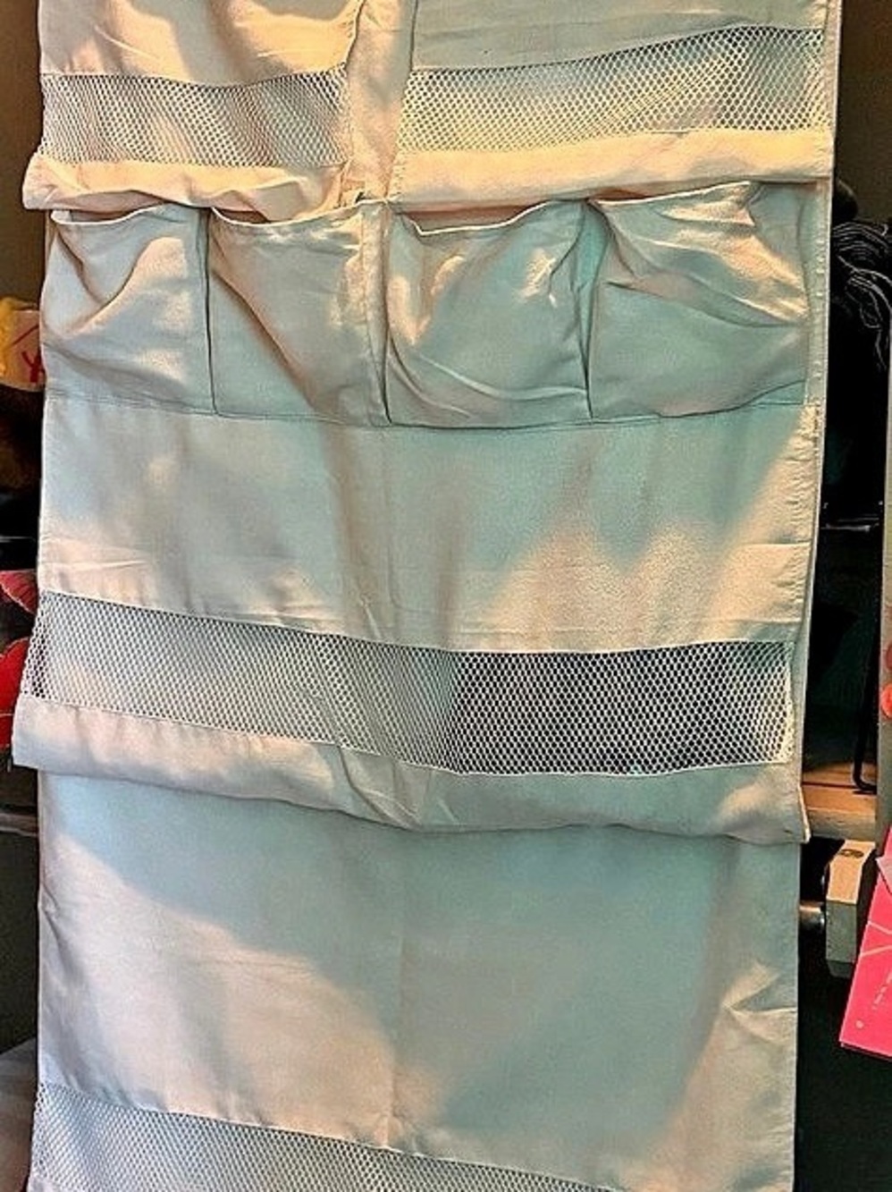 Kangaroom Storage Hanging Closet Organizer Cream
